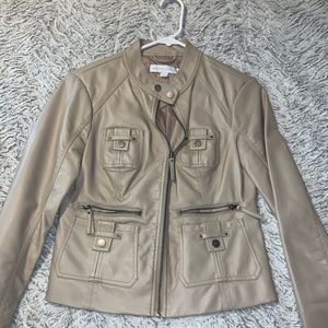 NY & Company leather jacket